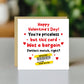 Joke Valentines Day Card For Boyfriend Girlfriend Funny Reduced