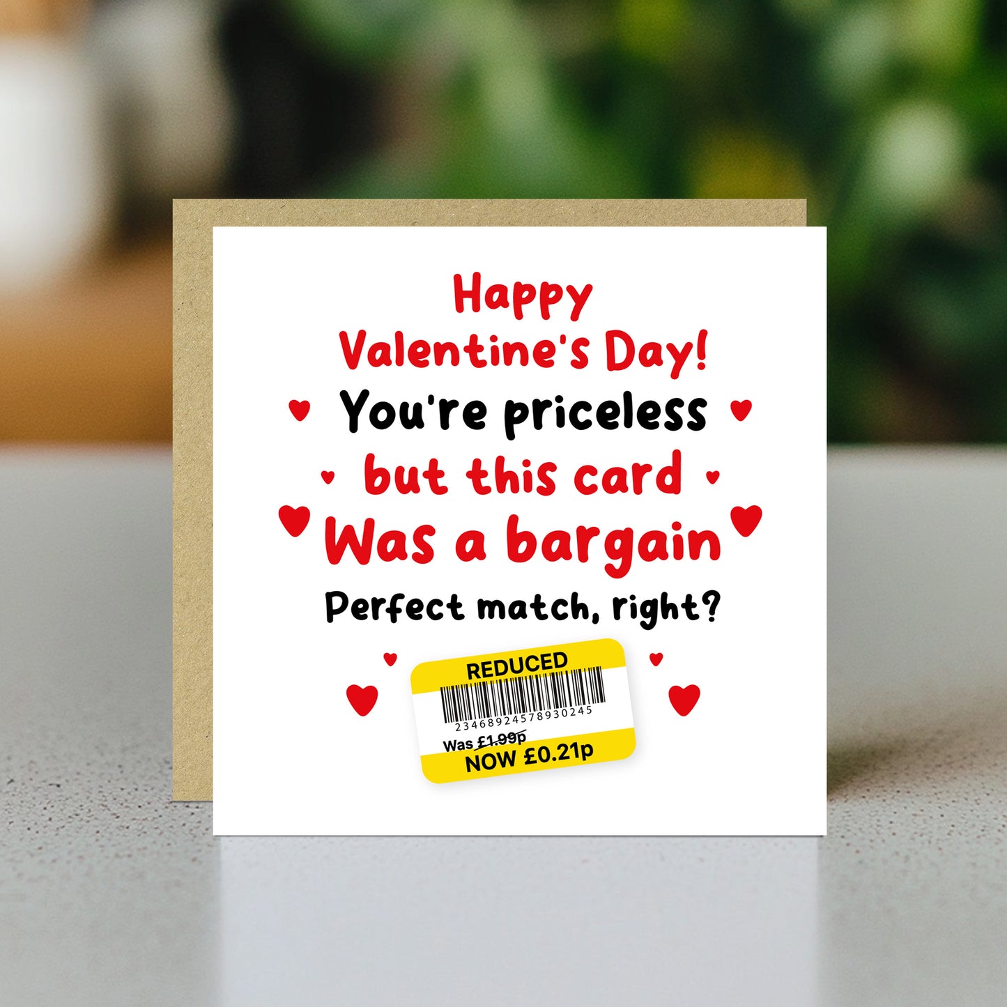 Joke Valentines Day Card For Boyfriend Girlfriend Funny Reduced
