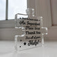 Thank You For Your Help Gift For Teacher Nurse Volunteer Carer