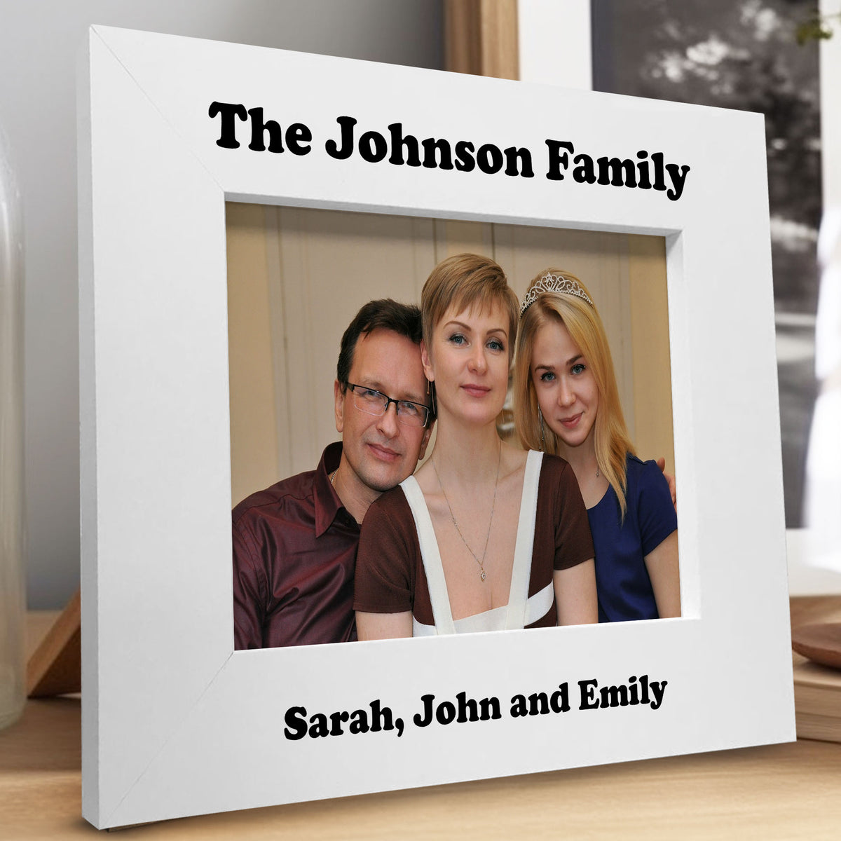 Personalised Family Gift 7x5 Photo Frame Birthday Christmas Gift