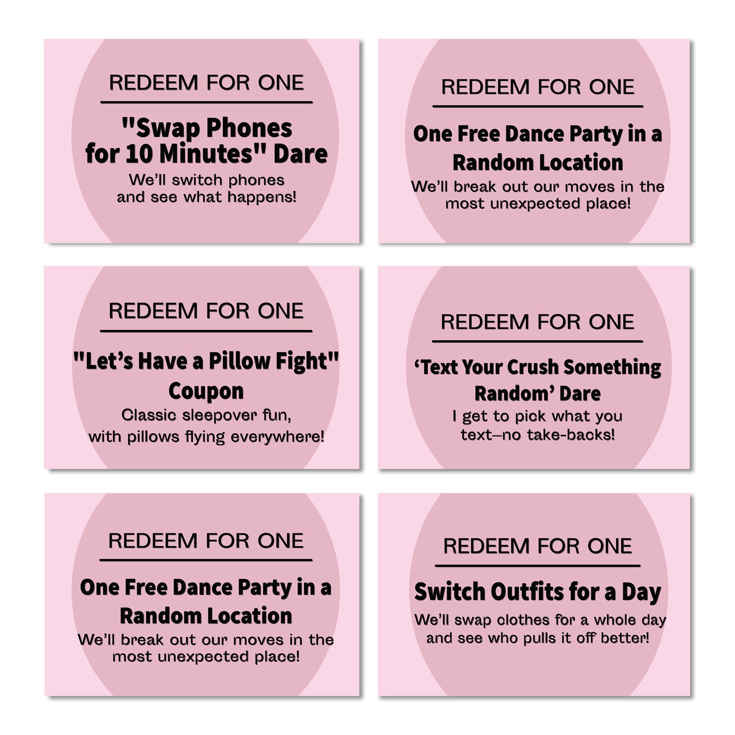 Coupon Book Friendship Edition Funny Challenges Book For Friends