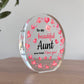 Aunt Gifts Best Aunt Birthday Gift for Aunt Christmas Plaque