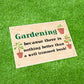 FUNNY Garden Sign For Outdoor Hanging Wall Door Sign Shed Sign