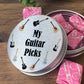 Guitar Pick Tin Novelty Guitar Accessories For Guitarist