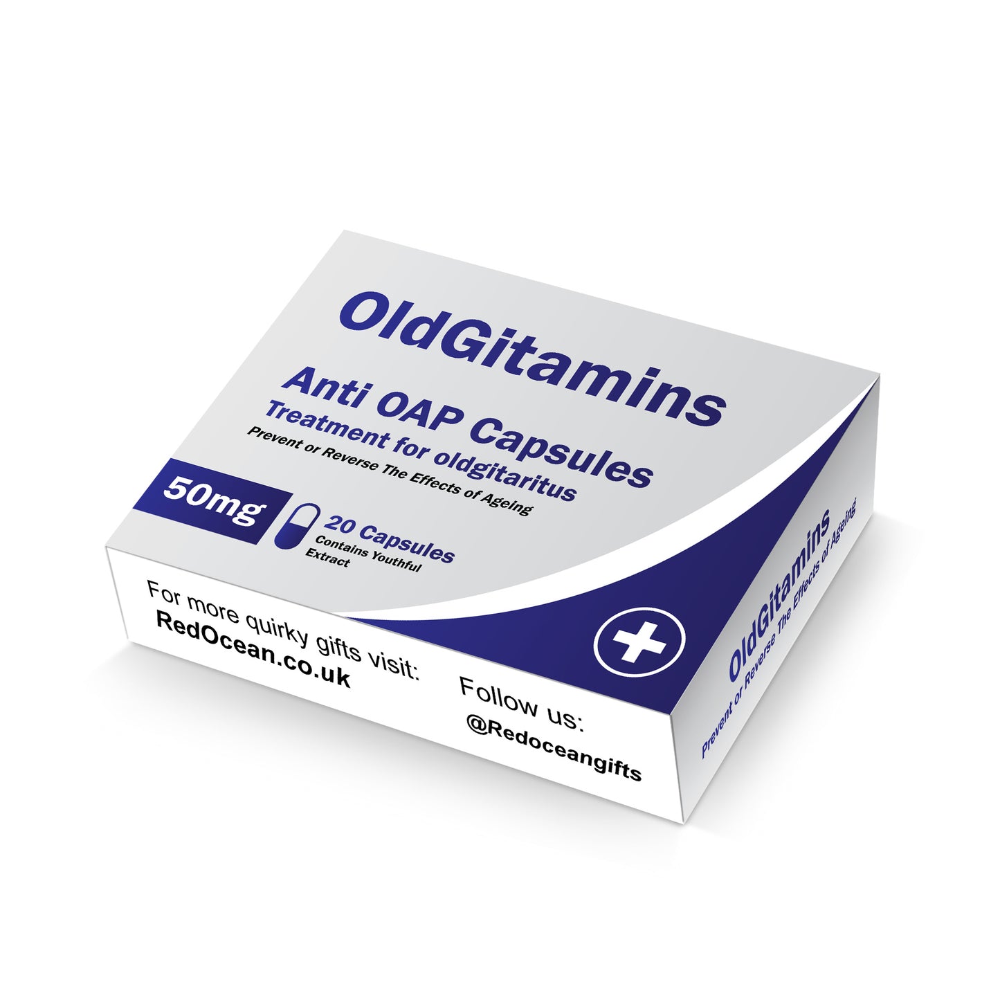OldGitamins Funny Joke Pill Box Gag Gift Funny Gift for Men Gift