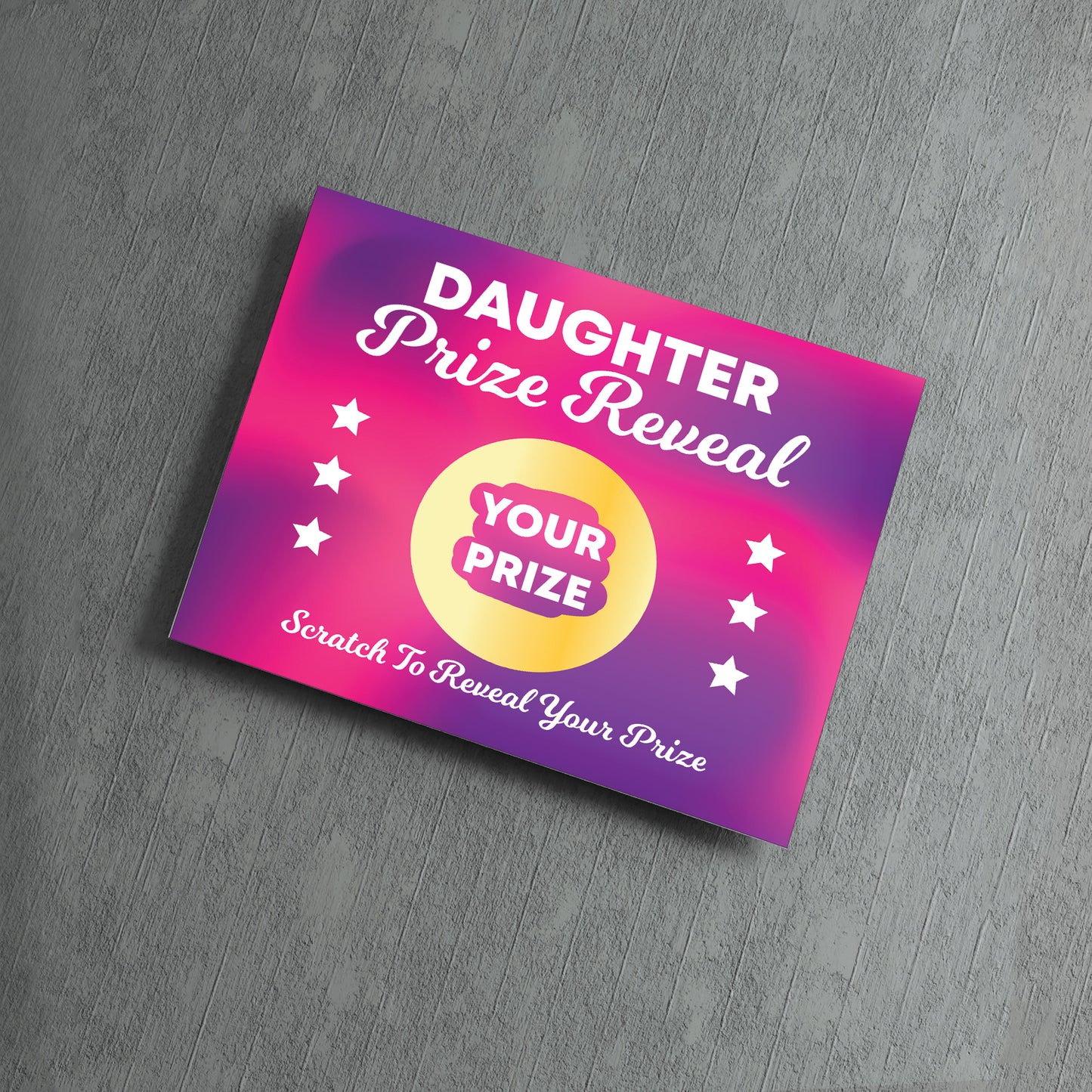 Daughter Scratch Card Gift Reveal Birthday Daughter Card