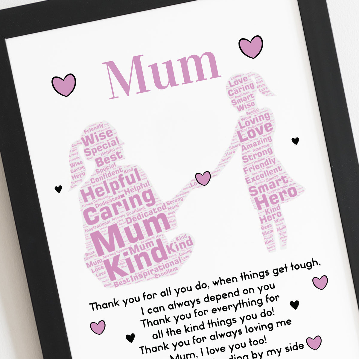 Mum POEM Gifts for Mum Her Mothers Day Gifts Birthday Christmas