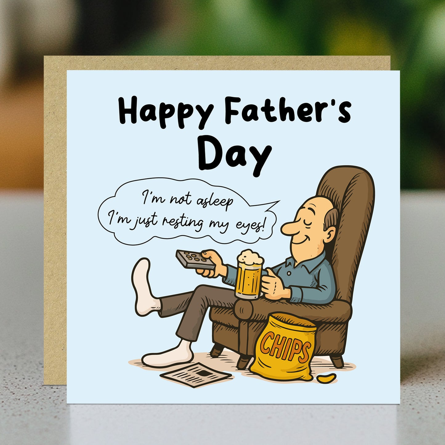 Cards For Dad For Fathers Day Funny Joke Dad Card With Envelope