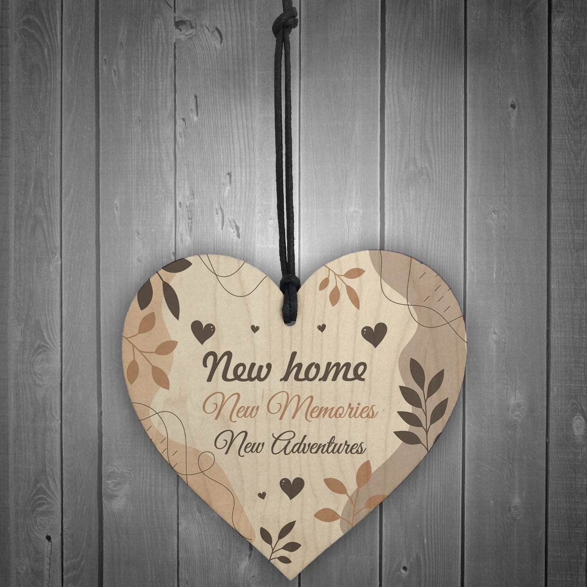 new home house warming congratulations card and heart keepsake
