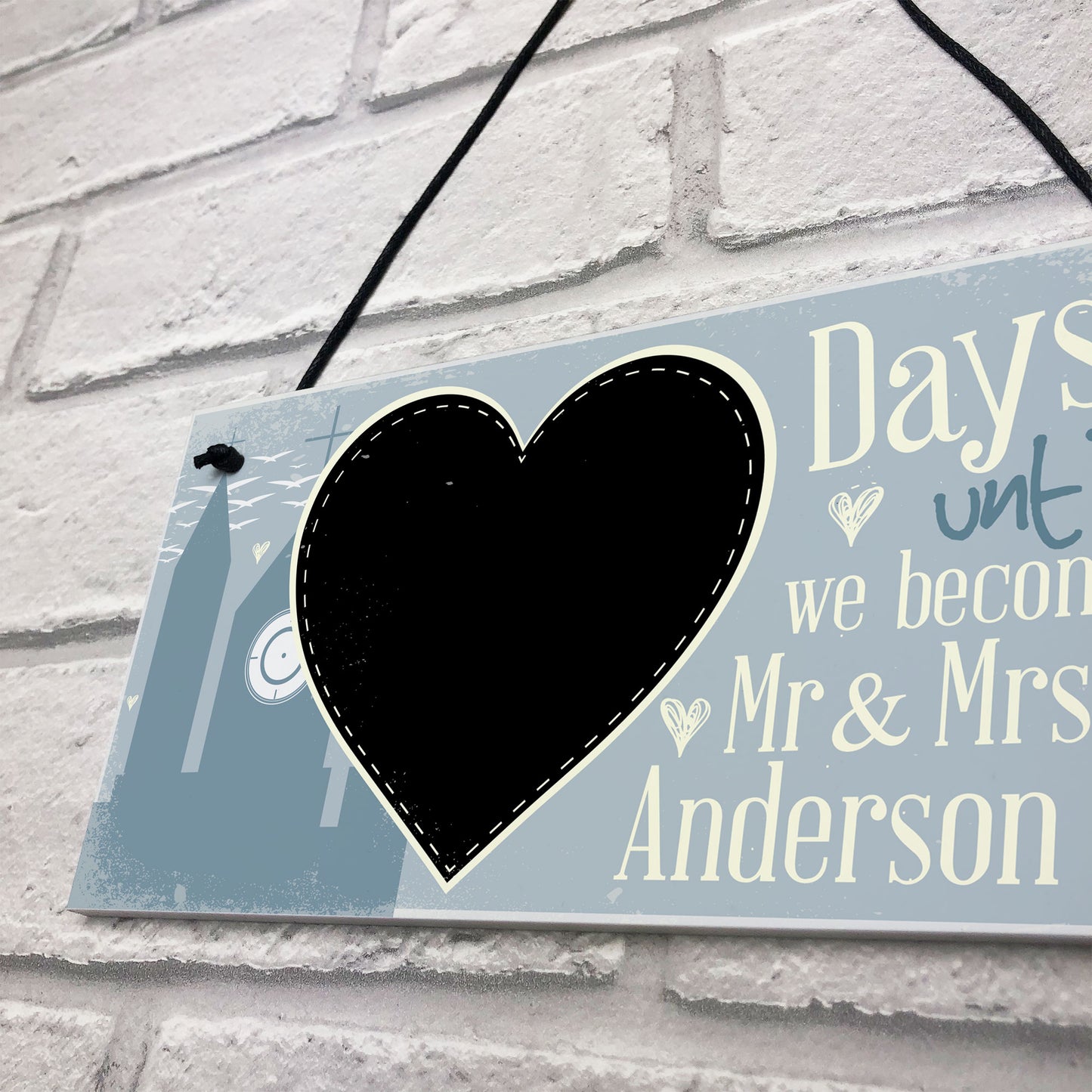 Wedding Countdown Days Until We Say I Do Engagement Gifts