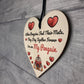 Valentines Gift For Him Her You Are My Penguin Wood Heart