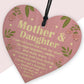 Mothers Day Card Wood Heart Bundle Mothering Sunday Card