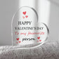 Favourite Person Valentines Gift Boyfriend Gift Cute Valentines
