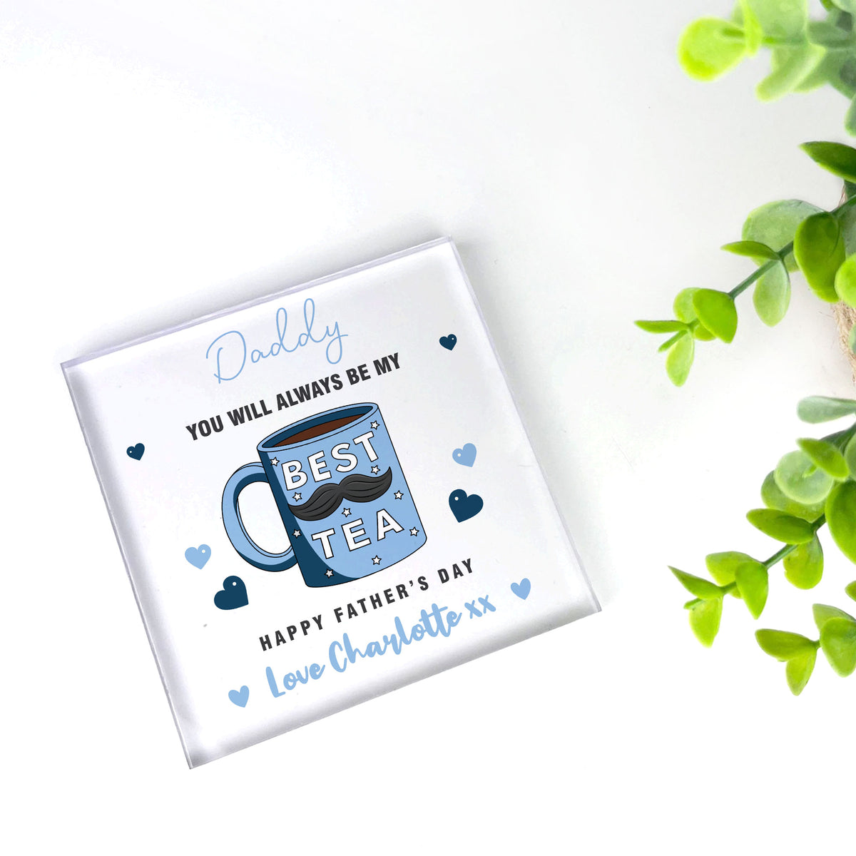 Daddy Gift For Fathers Day From Son Daughter Personalised Plaque