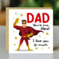 Dad Superhero Card For Father's Day Birthday Novelty Card