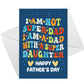 Fathers Day Card For Dad Pack Of 6 Cards For Dad Greetings Card