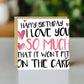 Happy Birthday Card For Her Mum Nan Friend Auntie With Envelope