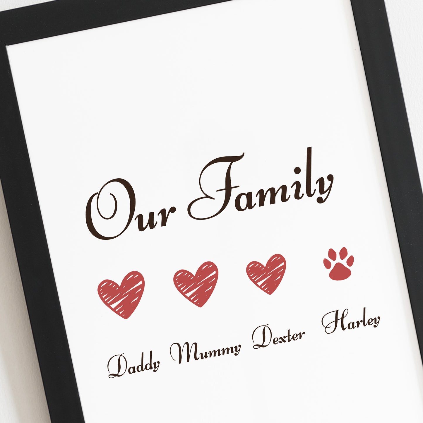 Personalised Sign For Family Home Sign Home Decor Couple Gift