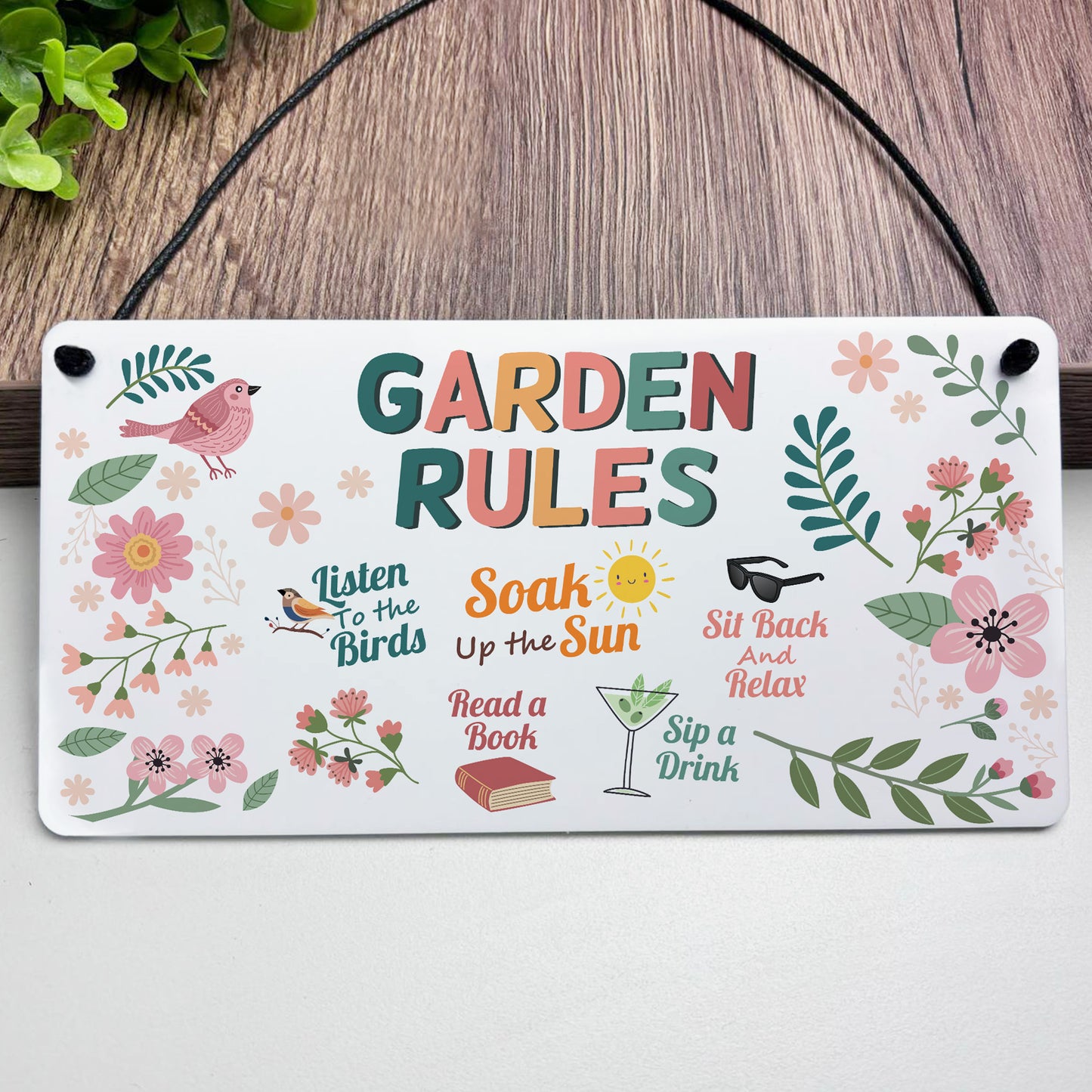 Garden Decoration Garden Signs For Outdoor Novelty Garden Rules