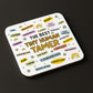 Funny Teacher Gift Teacher Coaster The Best Tiny Human Tamer