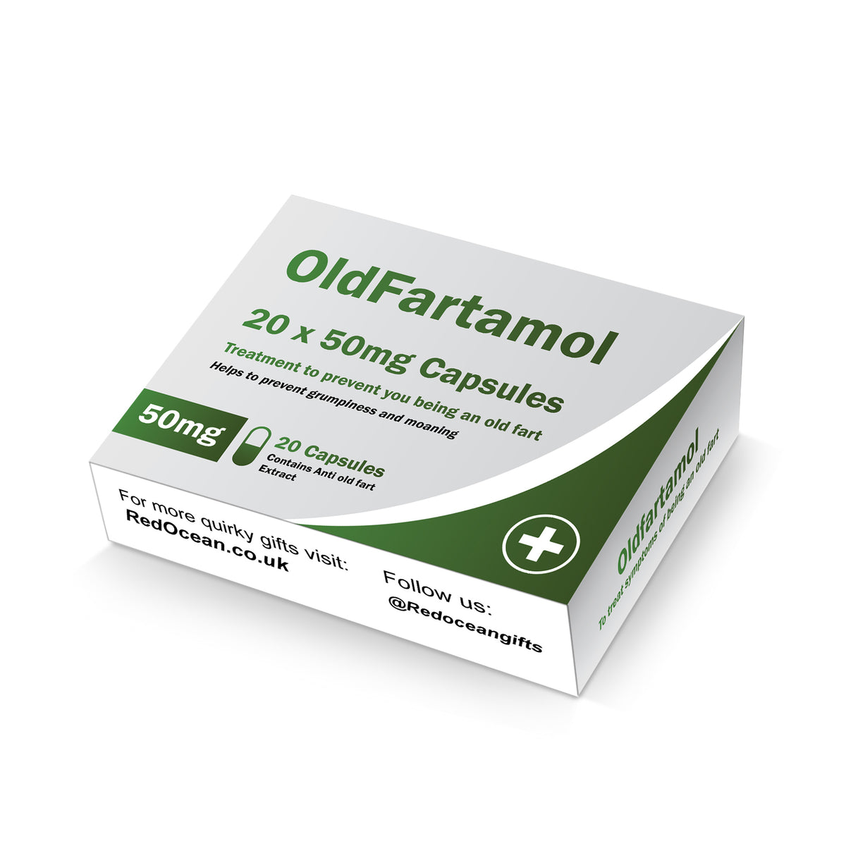 OldFartamol Pill Box Funny Gift For Girlfriend Boyfriend Mum Dad