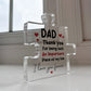 Gifts for Dad Fathers Day Puzzle Plaque Gift for Him Dad Gifts