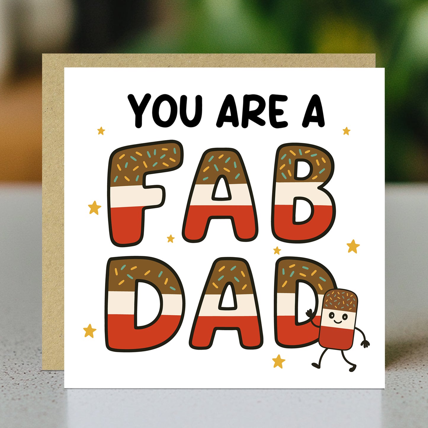 You Are A FAB DAD Card Happy Birthday Card For Dad From Daughter