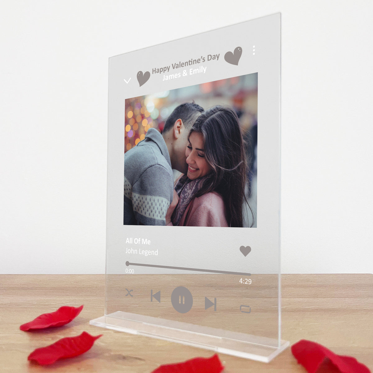 Personalised Anniversary Song Plaque Gift For Him or Her