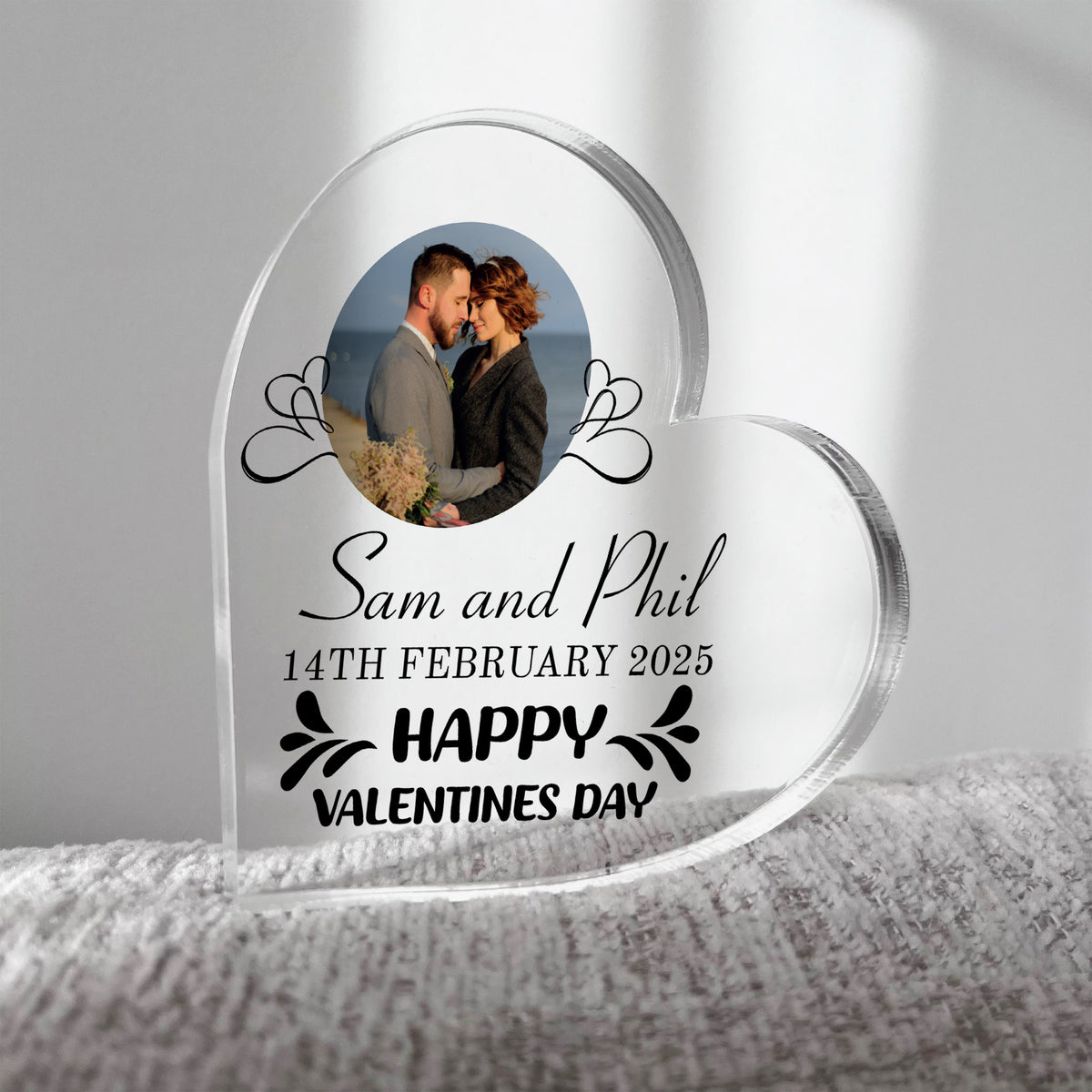 Happy Valentines Day Gift For Boyfriend Girlfriend Personalised