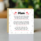 Mothers Day Card Mothers Day Card Poem Thank You Card From Son