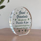 Great Grandad Gift Precious And Few Acrylic Plaque Great Grandad
