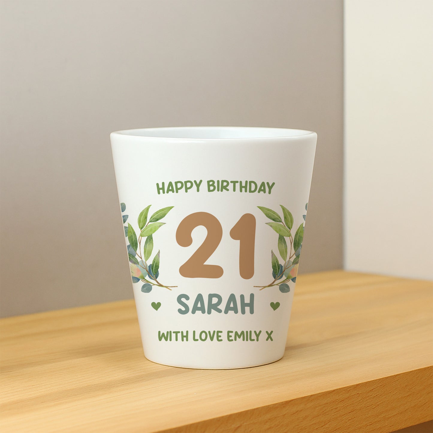 Personalised Happy 21st Birthday Gift For Mum Sister Auntie