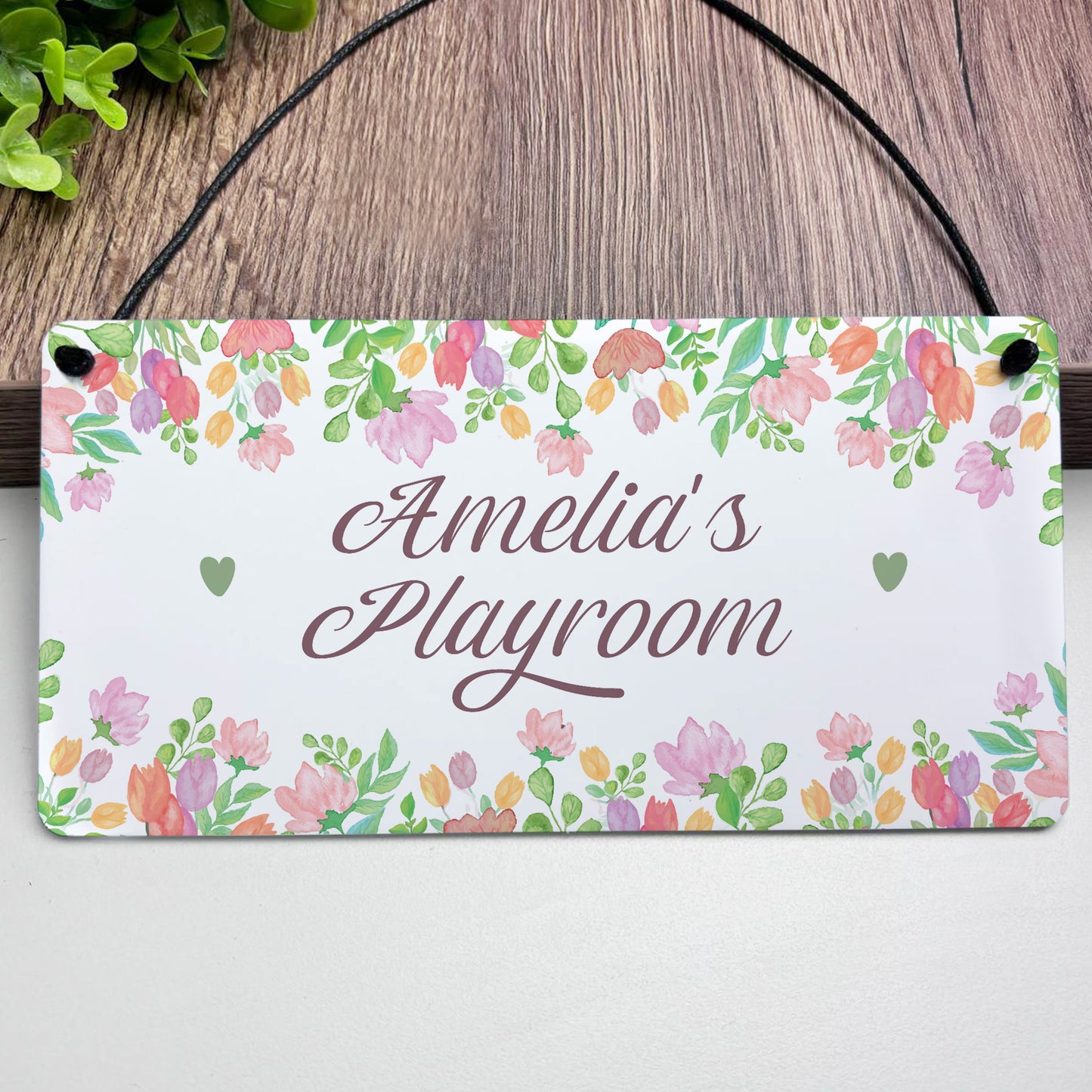 Personalised Child's Playroom Sign For Indoor Gift For Kids