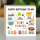 Happy Birthday Card From The Dog Birthday Card For Best Dog Dad