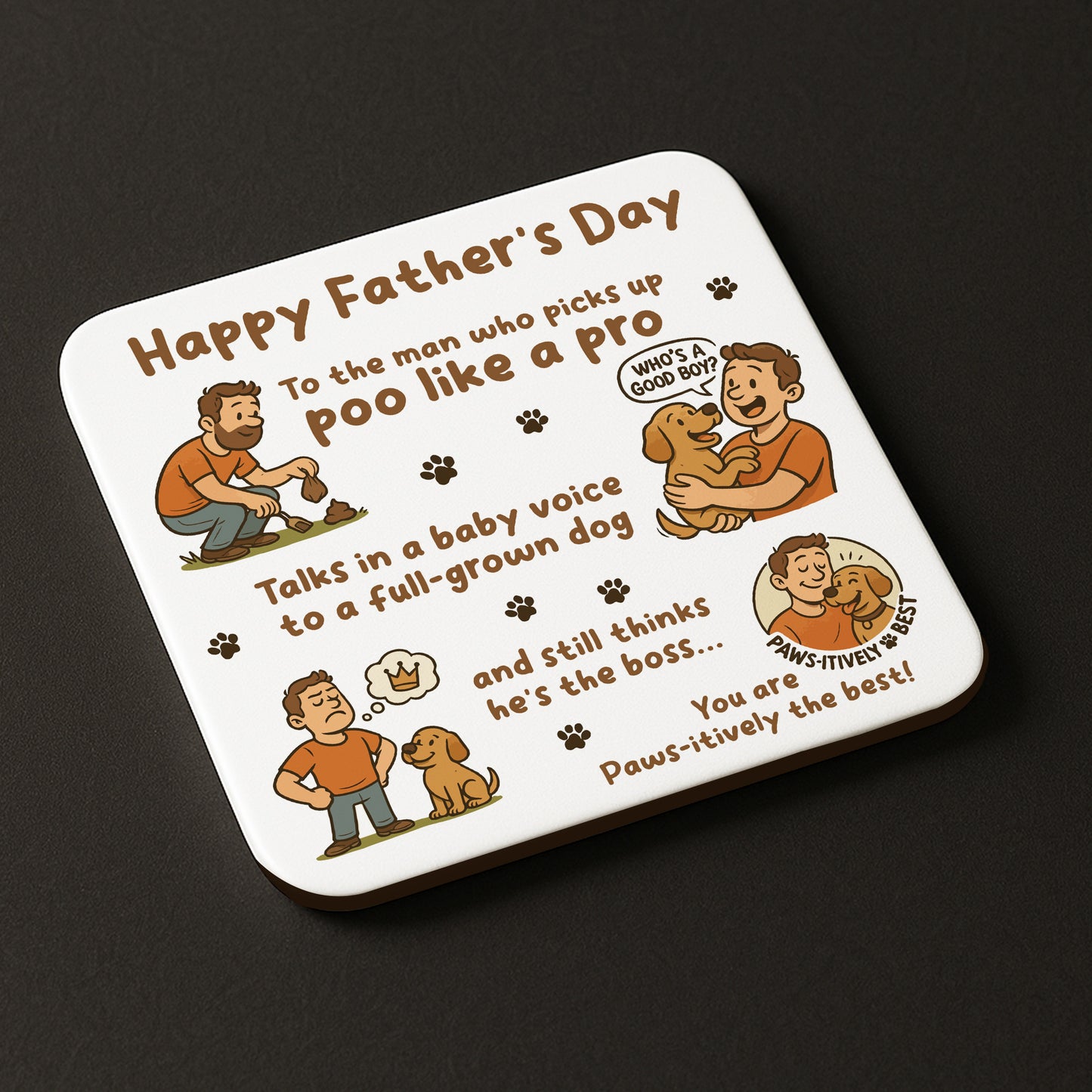 FUNNY Fathers Day Gift From The Dog Fathers Day Gift For Dog Dad