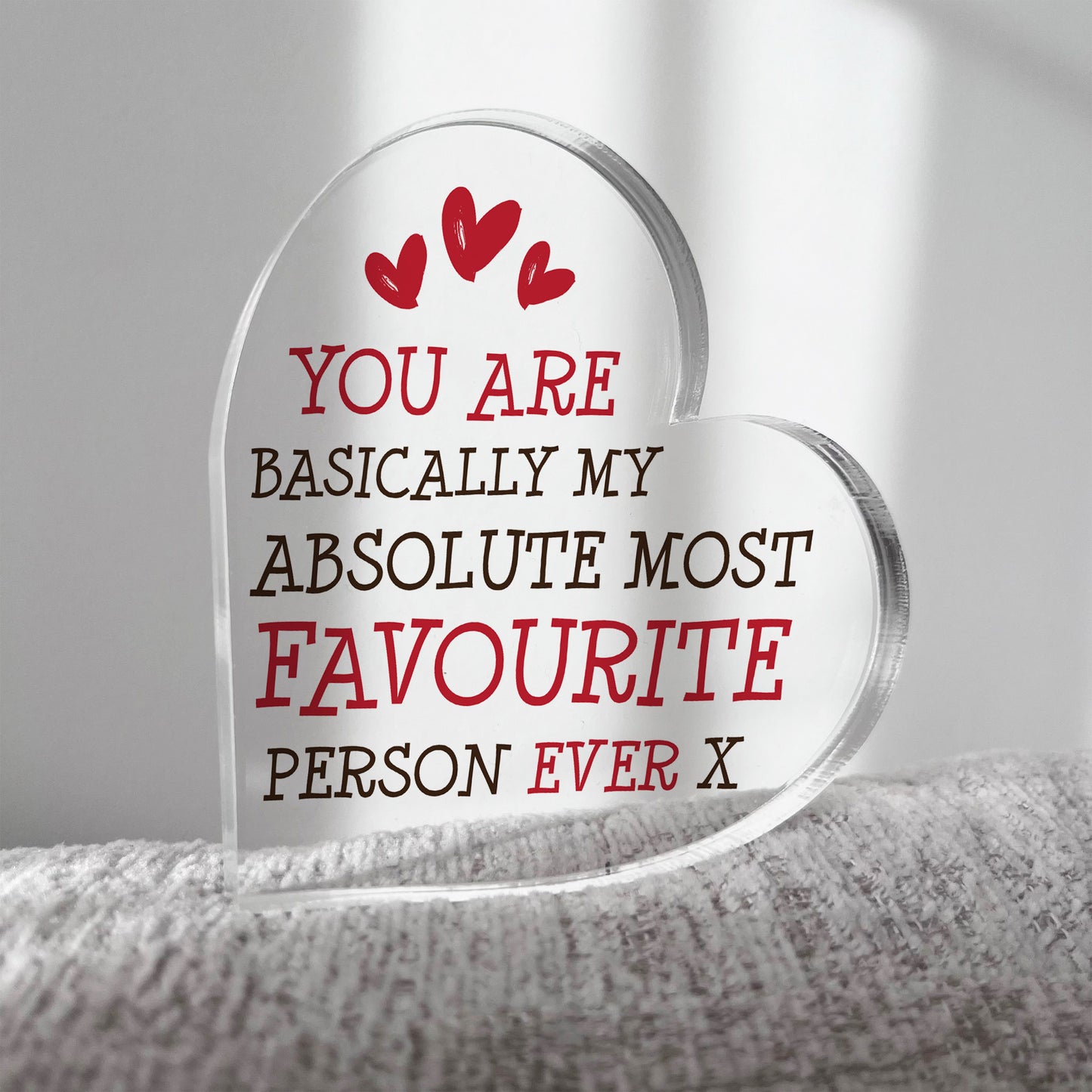 Most Favourite Person Ever Romantic Gift For Boyfriend