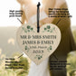 Personalised Wedding Gift Wood 7x5 Photo Frame Wood Heart