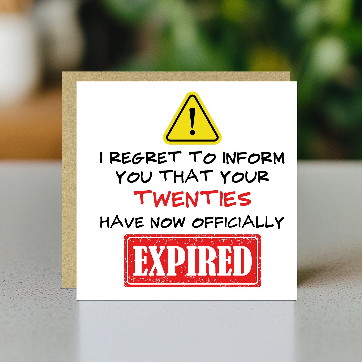 Funny 30th Birthday Cards for Men Women Twenties Have Expired