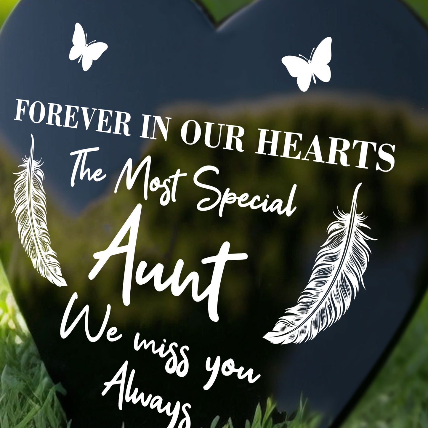 Personalised Auntie Memorial Grave Stake Graveside Memorial