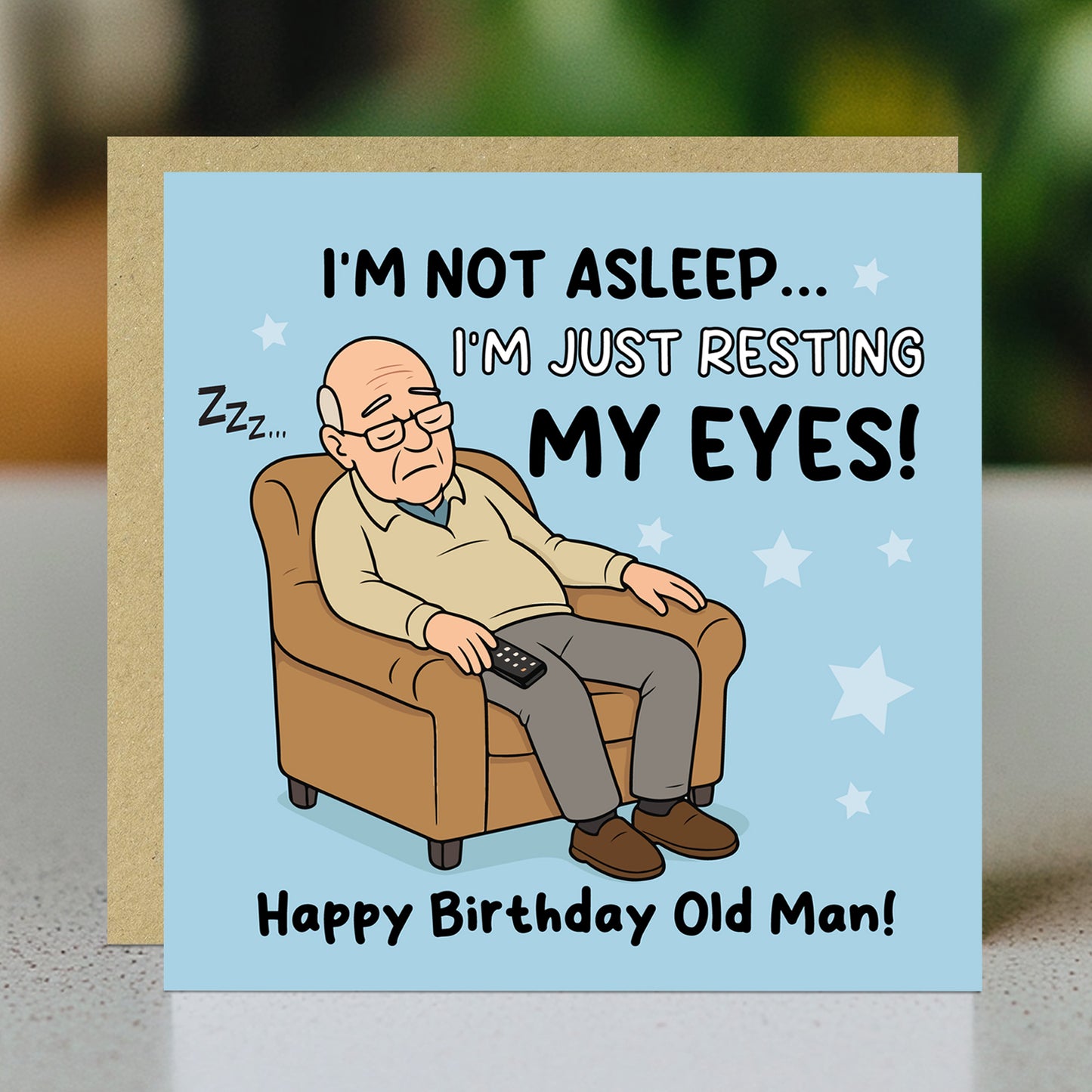 Funny Birthday Card For Dad Joke Card Old Dad From Daughter Son