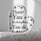 Gift For Colleague Volunteer Teacher Acrylic Plaque Thank You