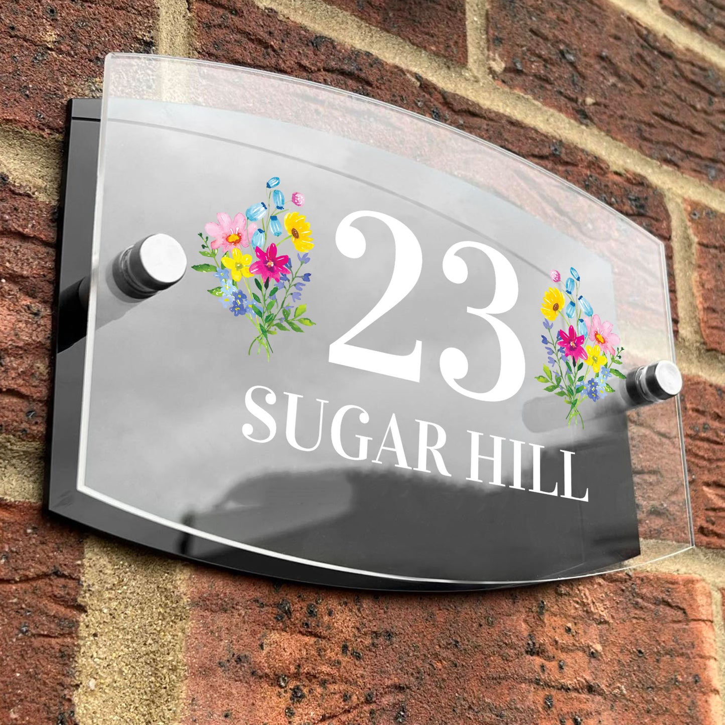 Address Plaque For Wall House Signs Acrylic Door Number Sign