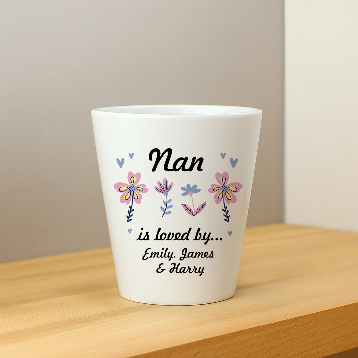 Personalised Nan Gifts For Birthday Christmas Plant Pot Nan
