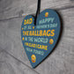 Novelty Fathers Day Joke Gift For Dad Funny Dad Gift Wood Heart