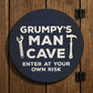 Funny Gift For Grandad Dad Birthday Fathers Day Grumpys Man Cave