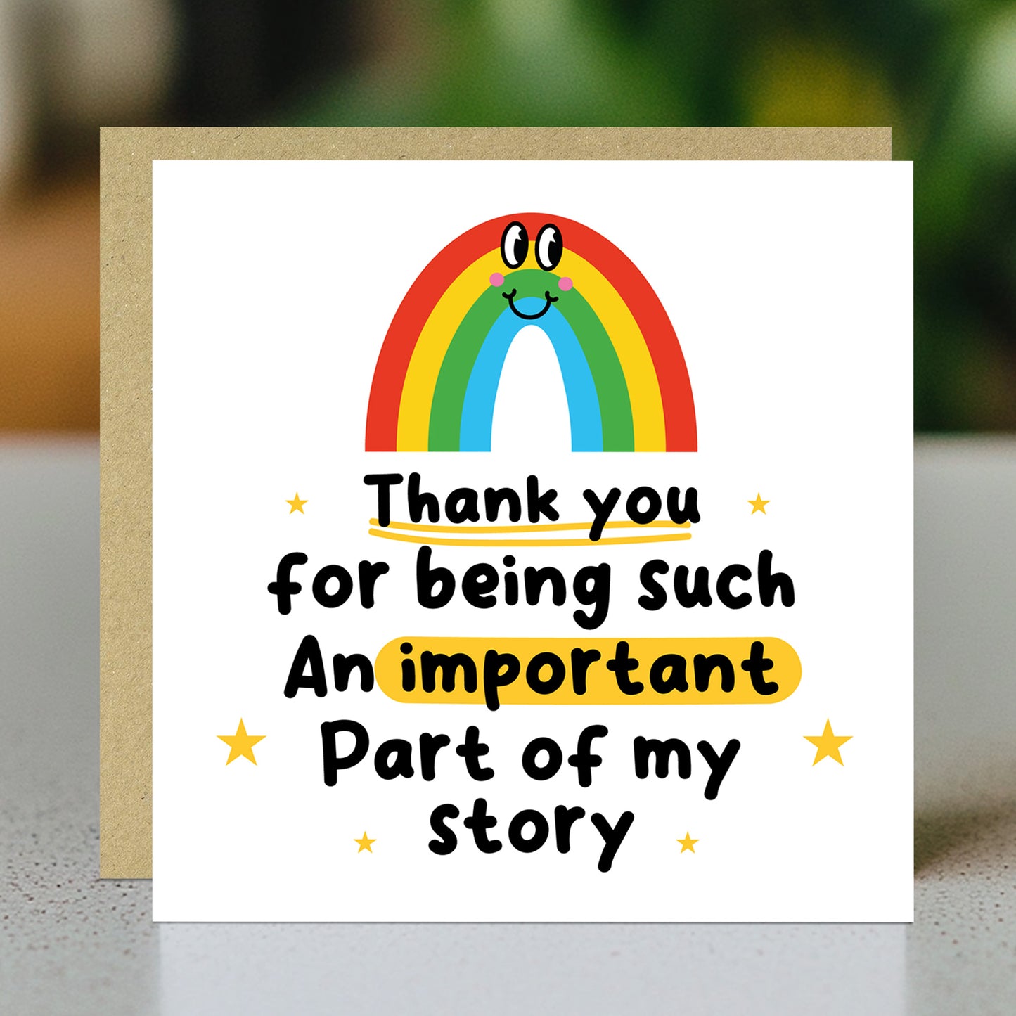 Thank You Card For Teacher Teaching Assistant Nursery Tutor
