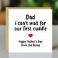 Fathers Day Card From Bump Novelty Card From Baby Boy Girl Baby