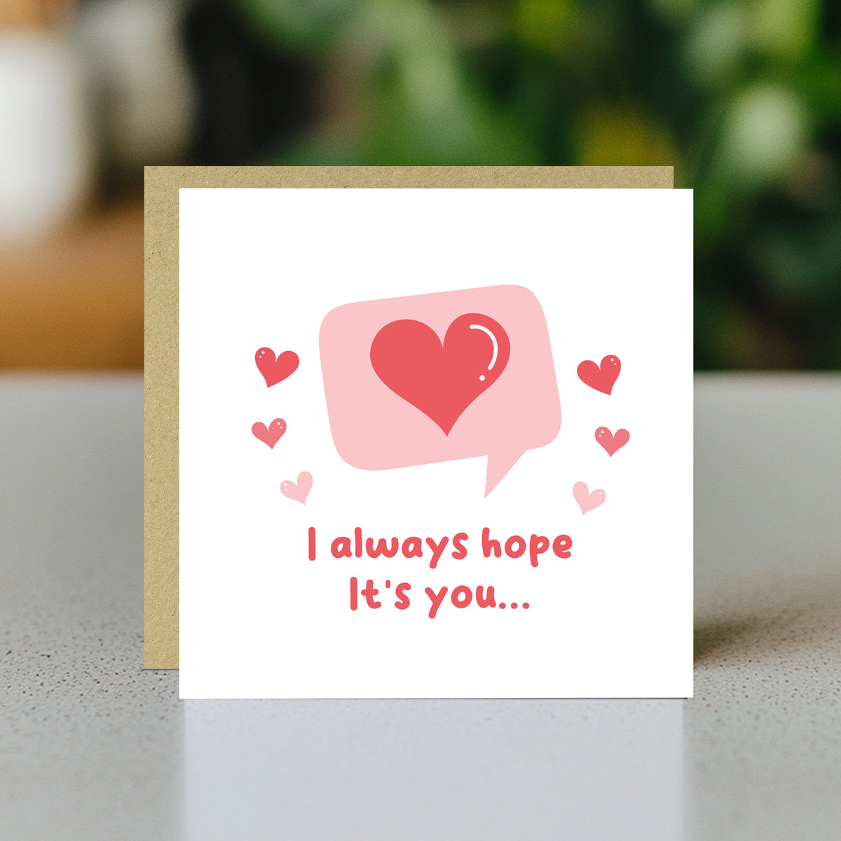 Valentines Card Boyfriend, Card For Him, Notification Card
