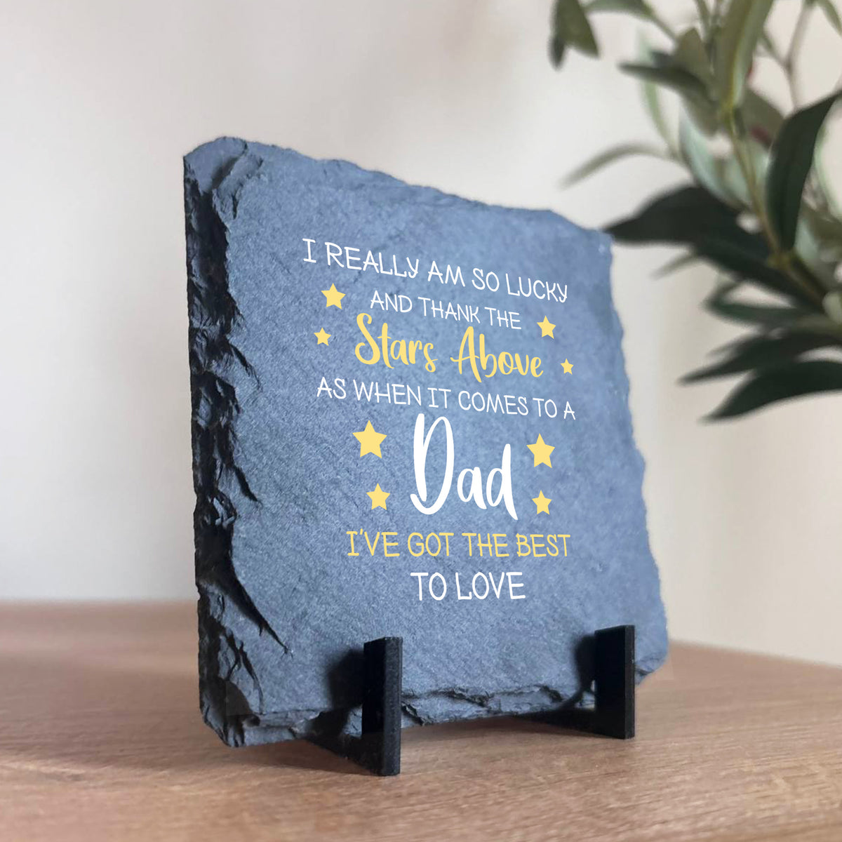 Dad Gift Slate Plaque Gifts for Dad from Daughter Christmas