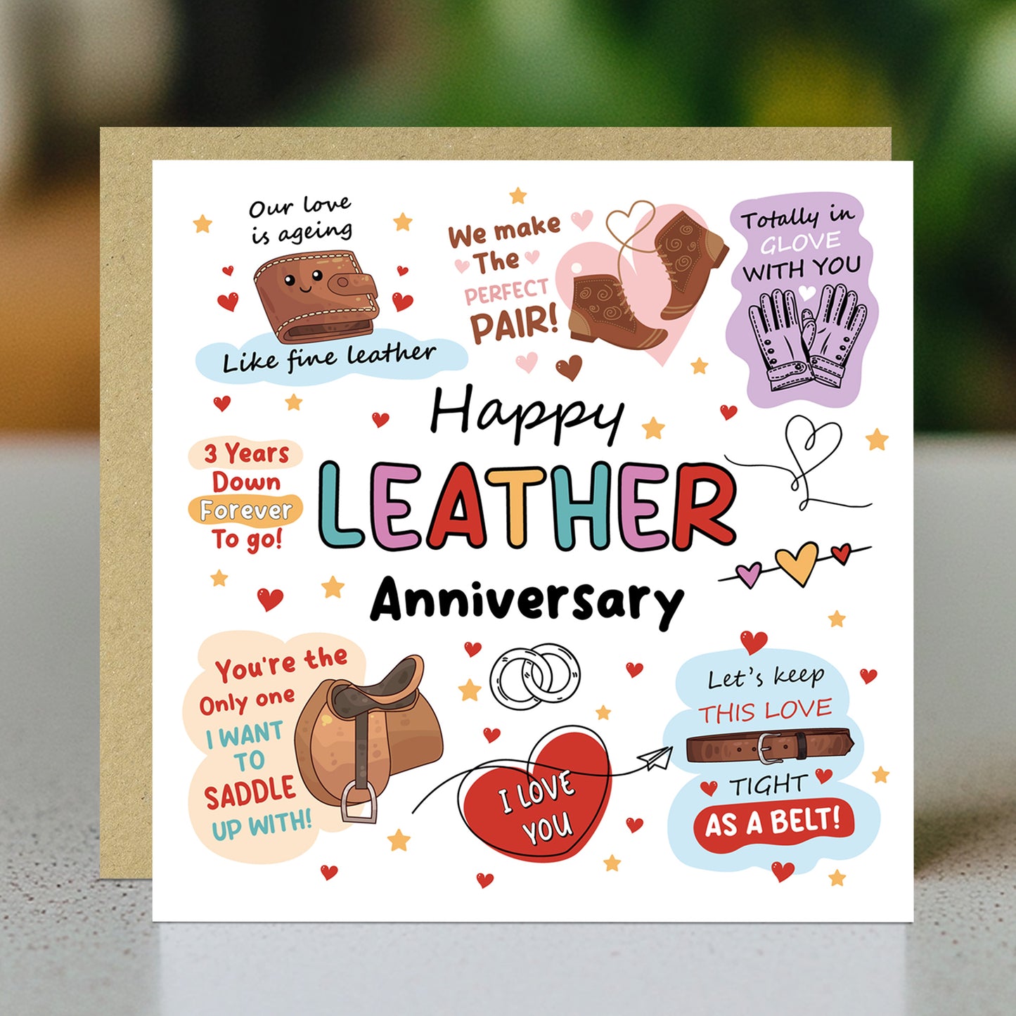 Funny 3rd Anniversary Card Wood Anniversary Cards For Husband